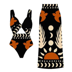 Chic Women's One-Piece Swimsuit Collection - Swimmier - Trendy Mix