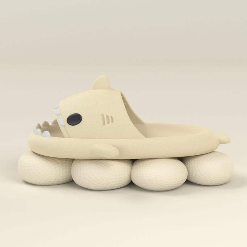 Adult’s Slippers Indoor Outdoor Funny Shark Cartoon