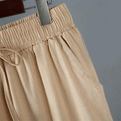 Women's Thin Cotton And Linen Wide-leg Pants - Trendy Mix