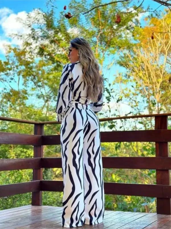 Floral Elegance Two-piece Set - Trendy Mix