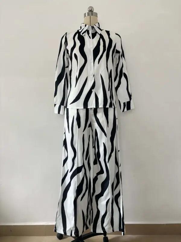 Floral Elegance Two-piece Set - Trendy Mix