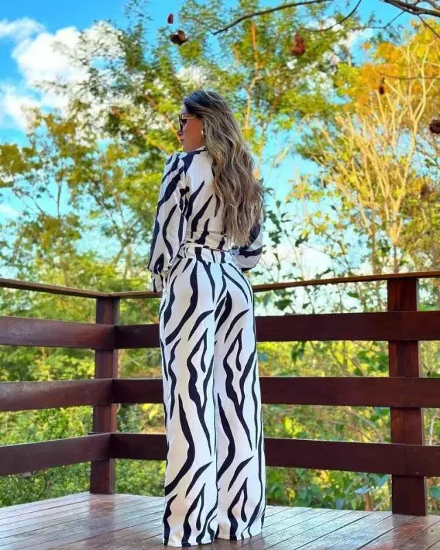 Floral Elegance Two-piece Set - Trendy Mix