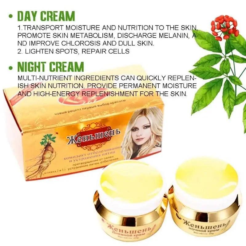 Flying Bird Ginseng Cream Series English Skin Care Set One-in-one Two-in-one - Trendy Mix