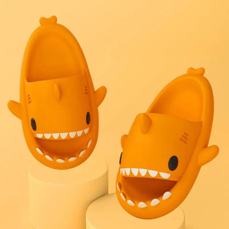 Playful Shark-Themed Slippers for Fun Comfort - Trendy Mix