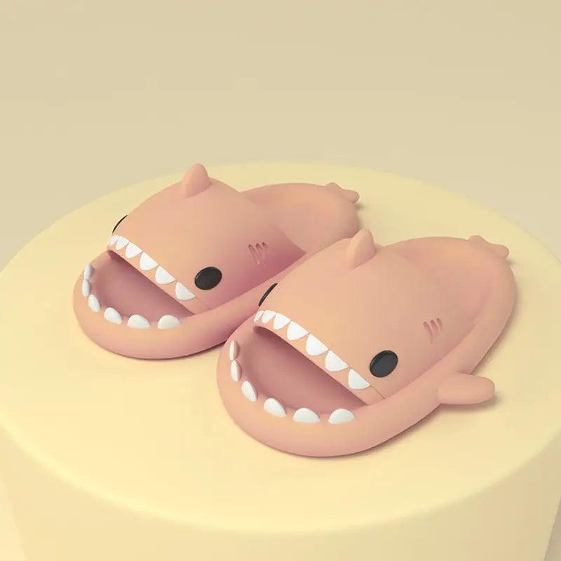 Playful Shark-Themed Slippers for Fun Comfort - Trendy Mix