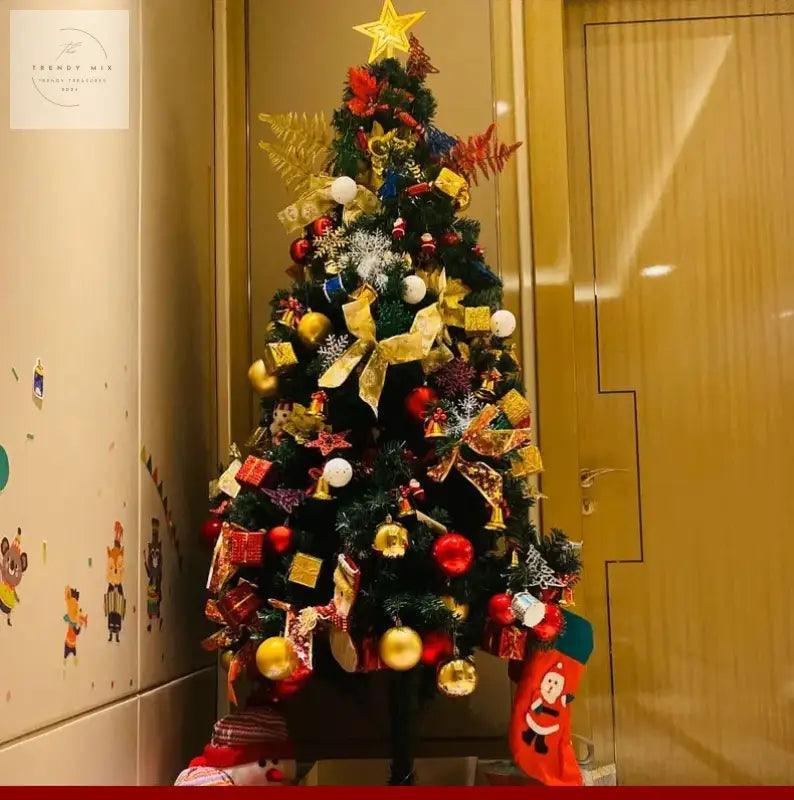 Festive Green Kraft Christmas Tree for Holiday Home Decor - Trendy Mix