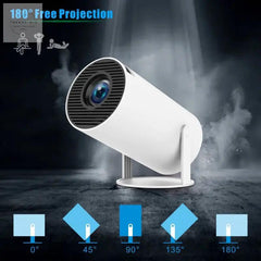 Hy300 Pro Projector Home Theater Entertainment Portable Small Projector - Trendy Mix