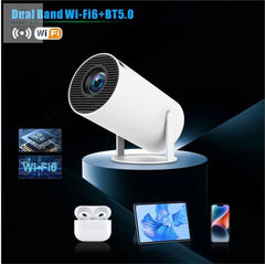 Hy300 Pro Projector Home Theater Entertainment Portable Small Projector - Trendy Mix