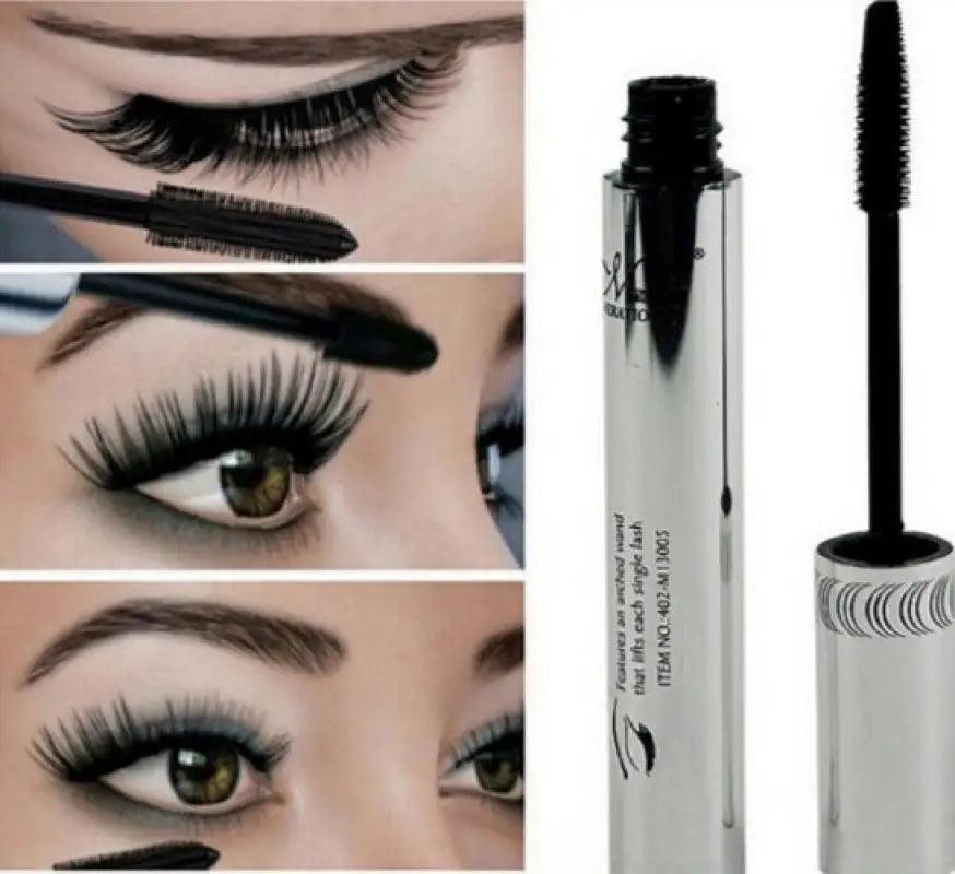 Long Curling Eyelash Extension Black Fiber Mascara Eye Lashes Makeup - Trendy Mix