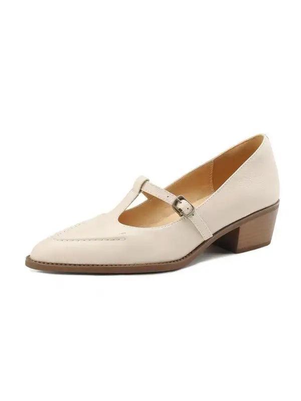 New French Retro Pointed Pumps Women - Trendy Mix