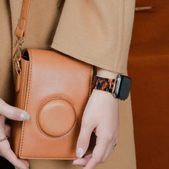 Elegant Amber Resin Watch Strap - Trendy Mix