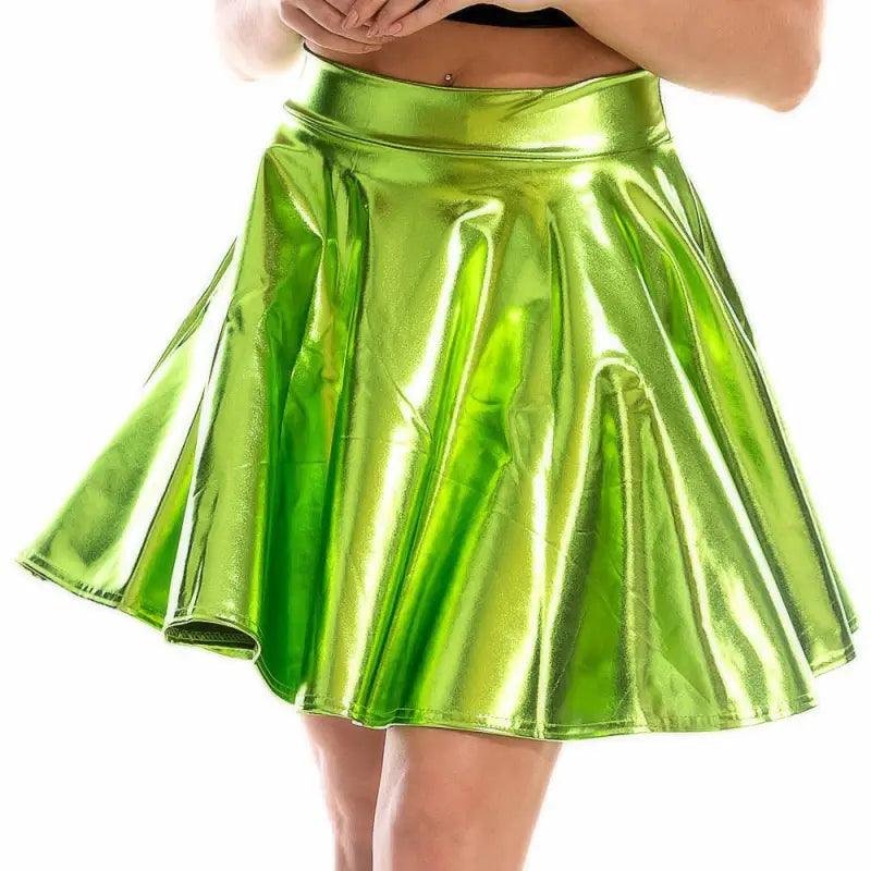 Night Club Stage Performance Pleated Skirt - Trendy Mix