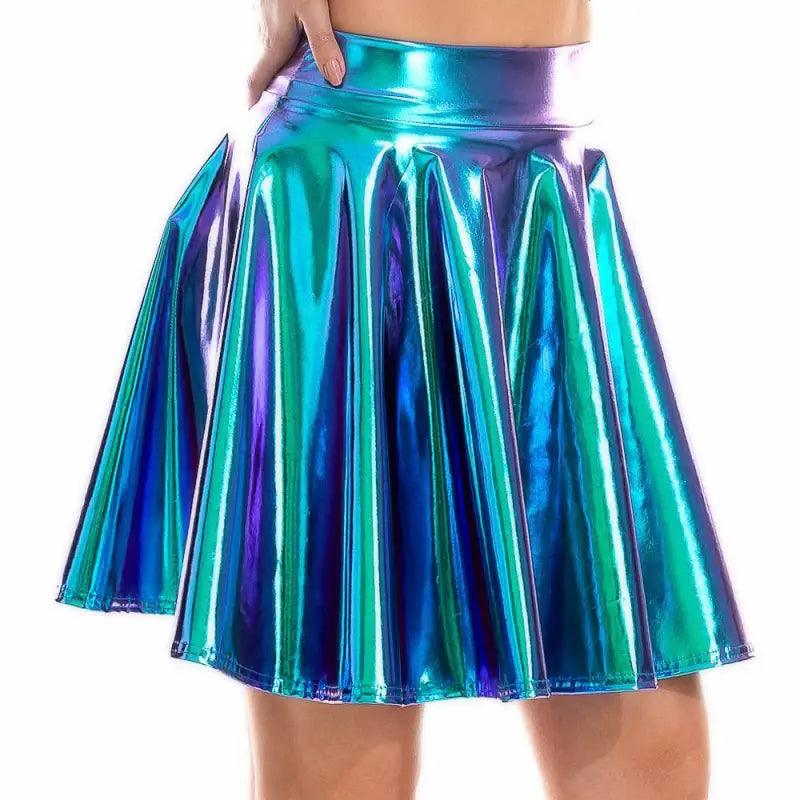 Night Club Stage Performance Pleated Skirt - Trendy Mix