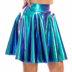 Night Club Stage Performance Pleated Skirt - Trendy Mix