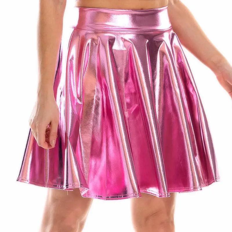 Night Club Stage Performance Pleated Skirt - Trendy Mix