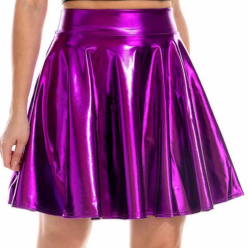 Night Club Stage Performance Pleated Skirt - Trendy Mix