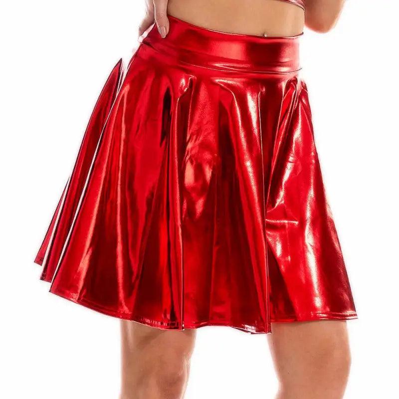 Night Club Stage Performance Pleated Skirt - Trendy Mix