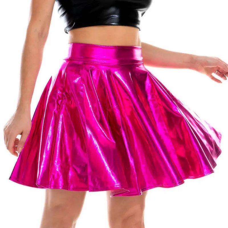 Night Club Stage Performance Pleated Skirt - Trendy Mix