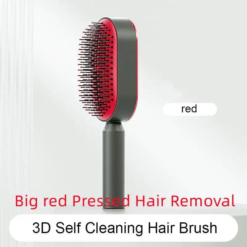 Advanced Self-Cleaning Hair Brush with Scalp Massager - Trendy Mix