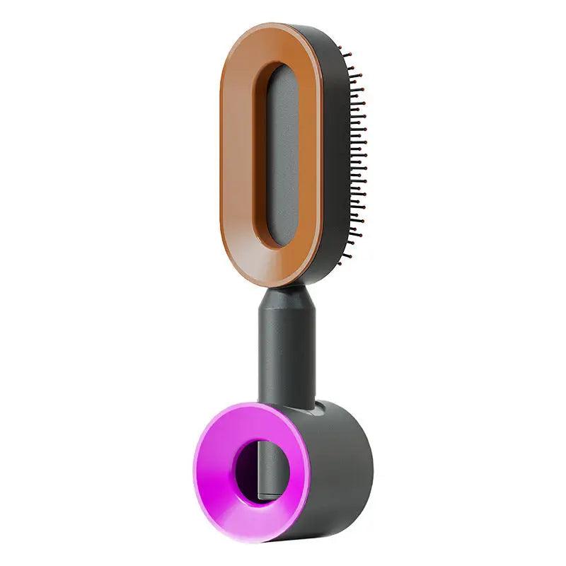 Advanced Self-Cleaning Hair Brush with Scalp Massager - Trendy Mix