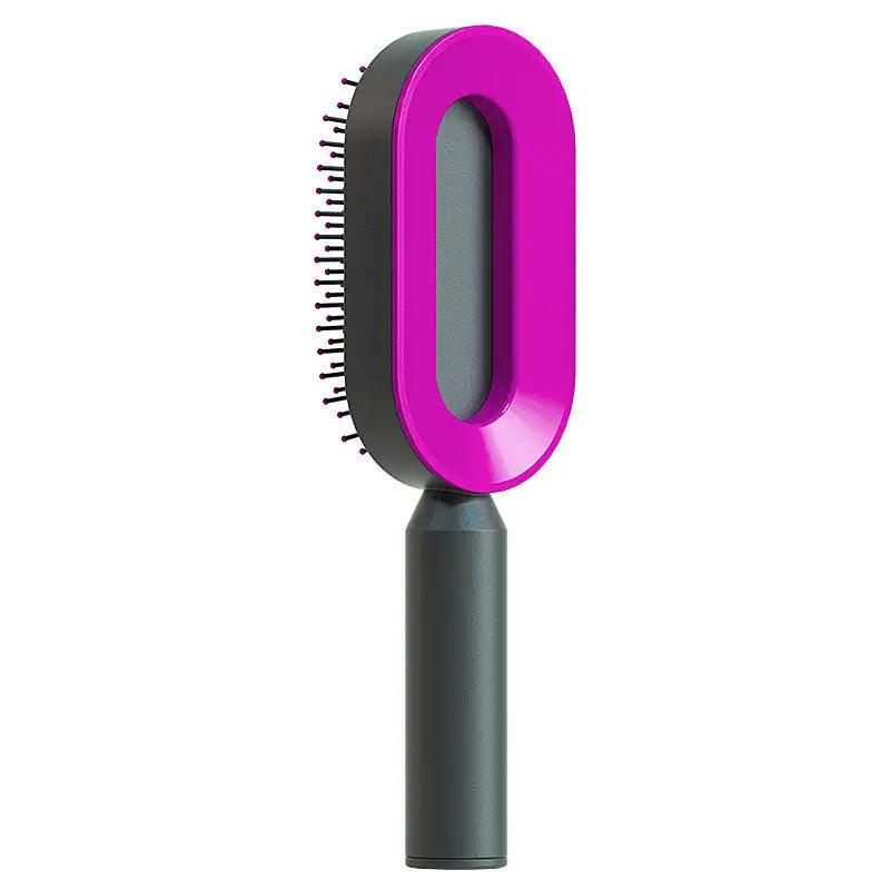 Advanced Self-Cleaning Hair Brush with Scalp Massager - Trendy Mix