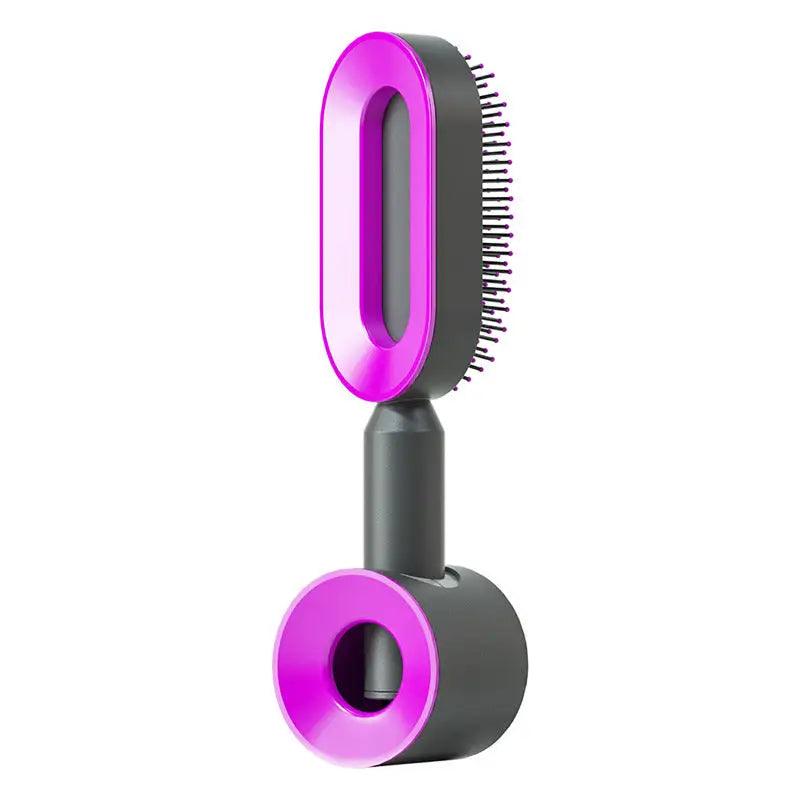 Advanced Self-Cleaning Hair Brush with Scalp Massager - Trendy Mix