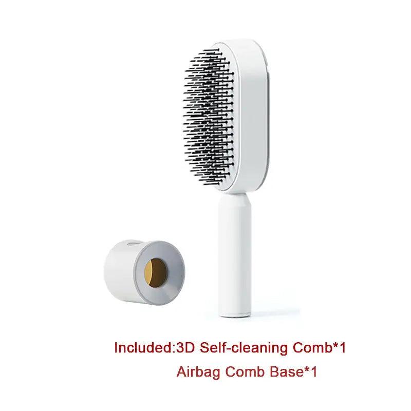 Advanced Self-Cleaning Hair Brush with Scalp Massager - Trendy Mix