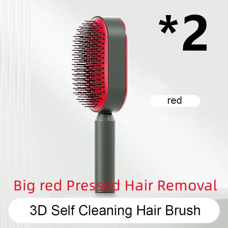 Advanced Self-Cleaning Hair Brush with Scalp Massager - Trendy Mix