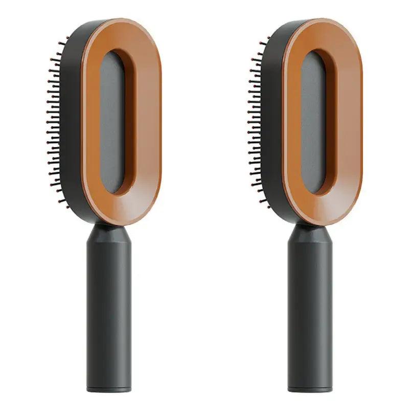 Advanced Self-Cleaning Hair Brush with Scalp Massager - Trendy Mix