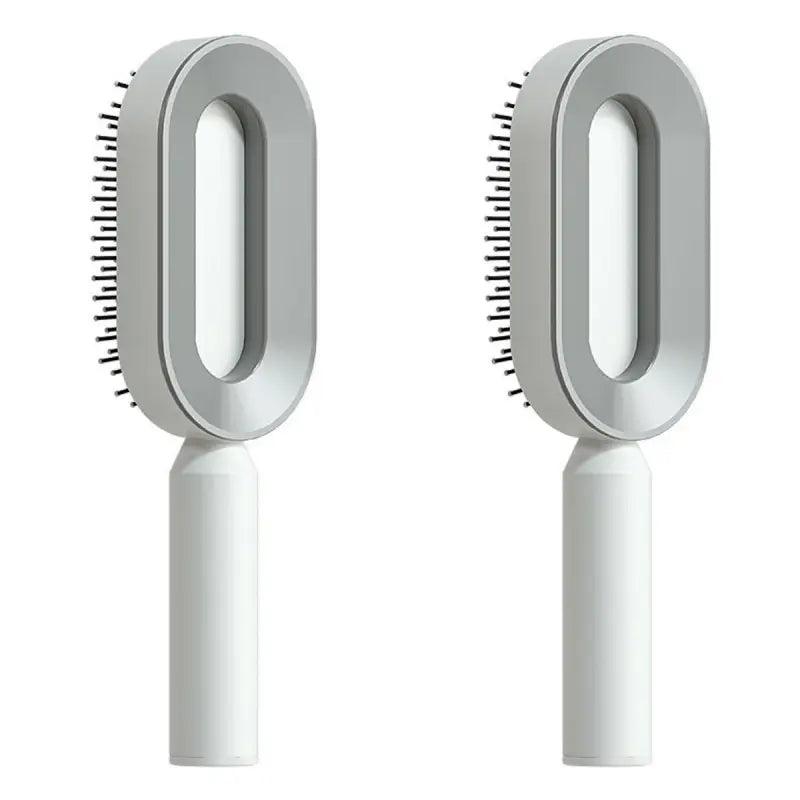 Advanced Self-Cleaning Hair Brush with Scalp Massager - Trendy Mix