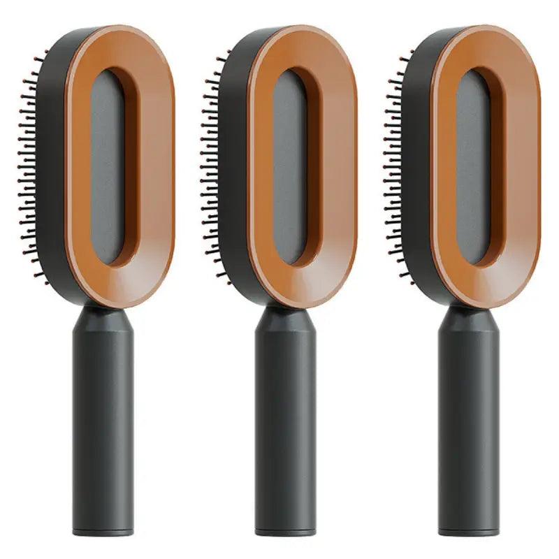 Advanced Self-Cleaning Hair Brush with Scalp Massager - Trendy Mix