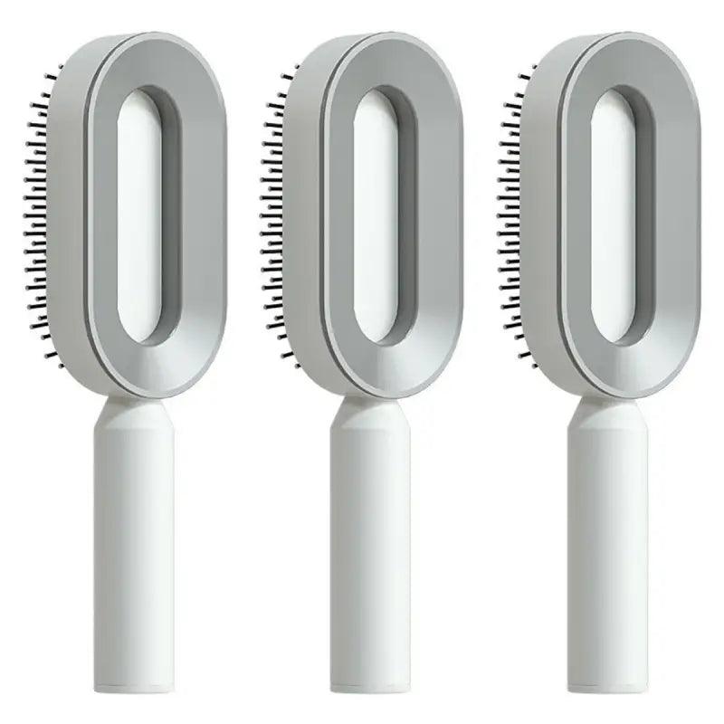 Advanced Self-Cleaning Hair Brush with Scalp Massager - Trendy Mix