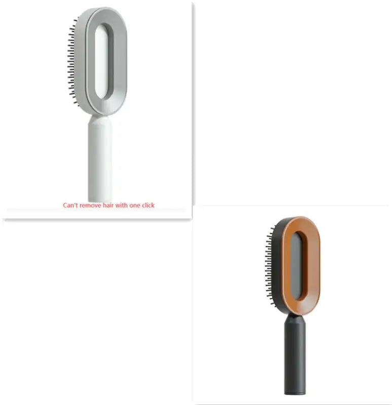 Advanced Self-Cleaning Hair Brush with Scalp Massager - Trendy Mix