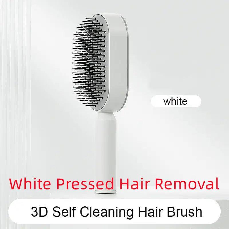 Advanced Self-Cleaning Hair Brush with Scalp Massager - Trendy Mix