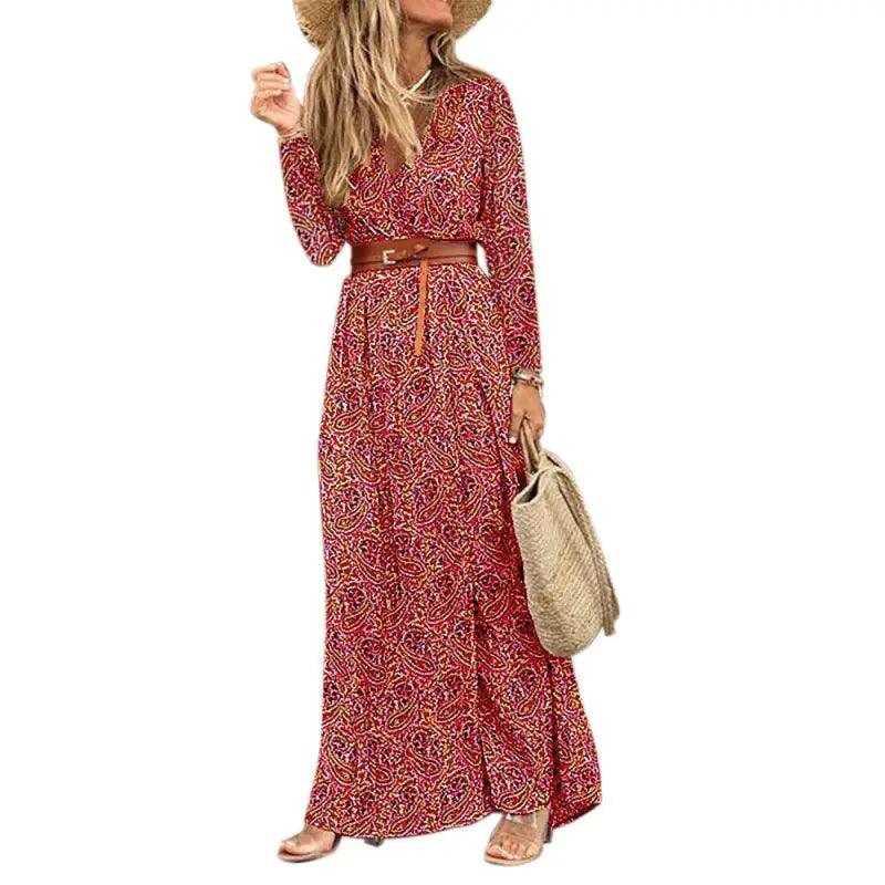 Coastal Escape Floral Print Women's Dress - Trendy Mix