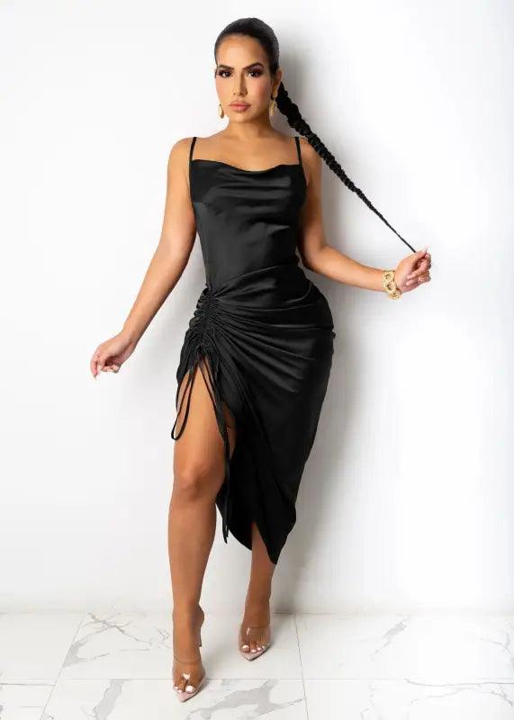 Sexy Trendy Long Skirt, Bandage, Sling Dress, Nightclub Service - Trendy Mix