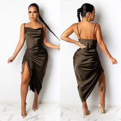 Sexy Trendy Long Skirt, Bandage, Sling Dress, Nightclub Service - Trendy Mix