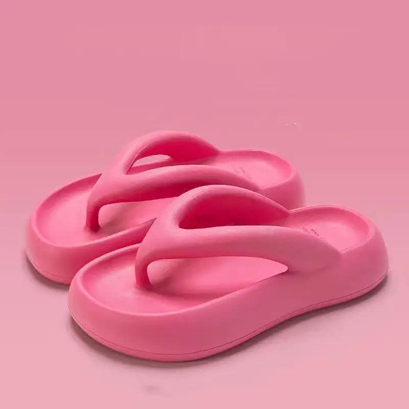 Elegant Beach Sandals with Bow Design - Trendy Mix
