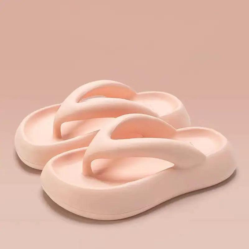 Elegant Beach Sandals with Bow Design - Trendy Mix