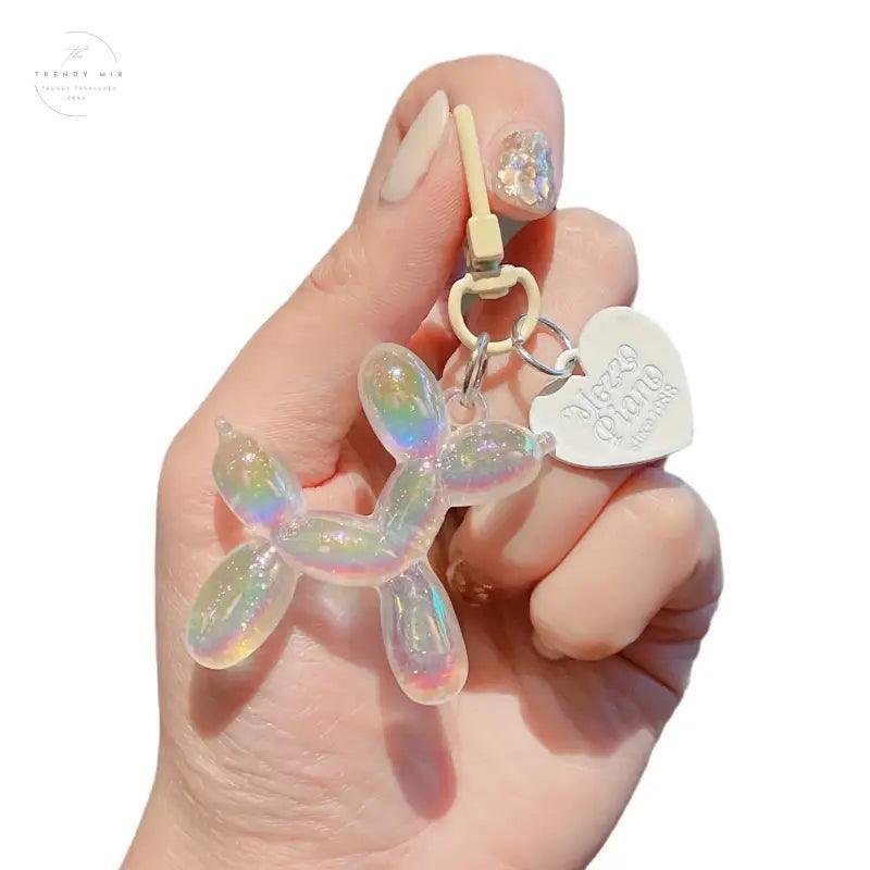 Charming Y2K Style Cartoon Dog Keychains for Trendy Girls - Trendy Mix