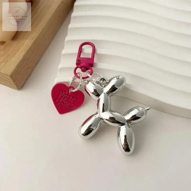Charming Y2K Style Cartoon Dog Keychains for Trendy Girls - Trendy Mix