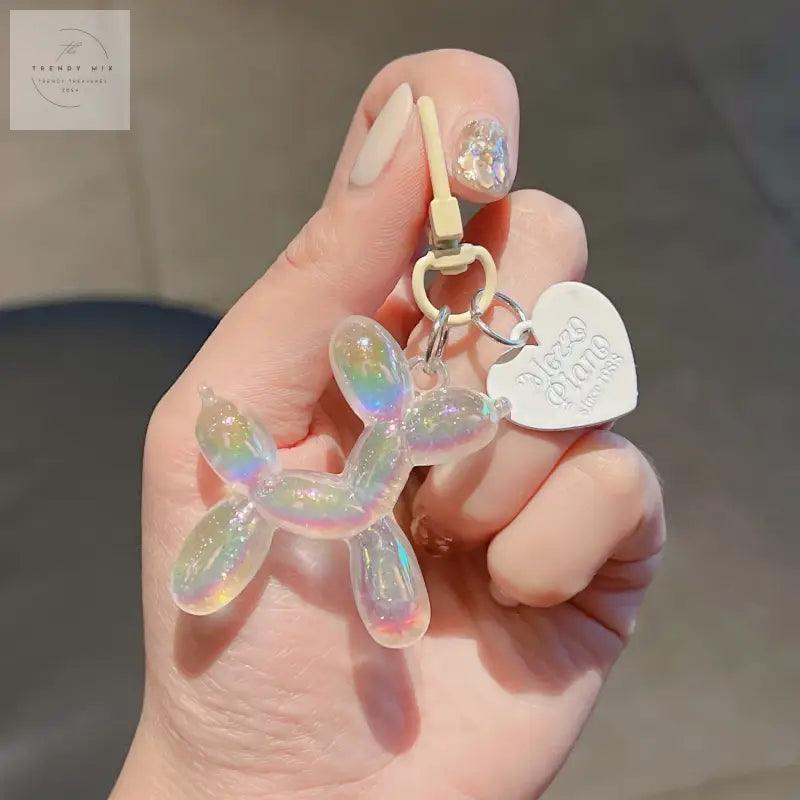 Charming Y2K Style Cartoon Dog Keychains for Trendy Girls - Trendy Mix