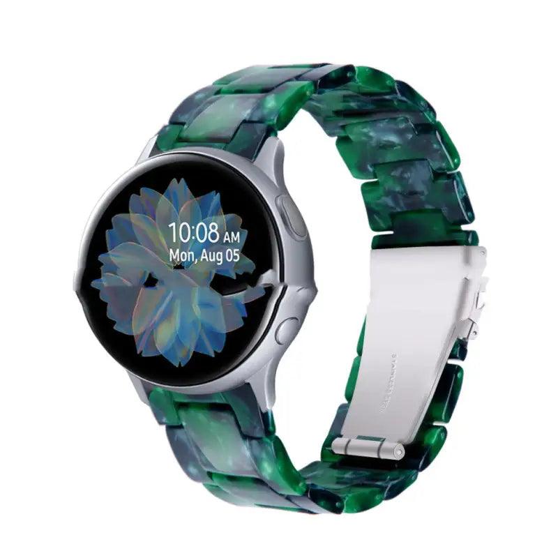 Stylish Resin Smartwatch Band for Ultimate Customization - Trendy Mix