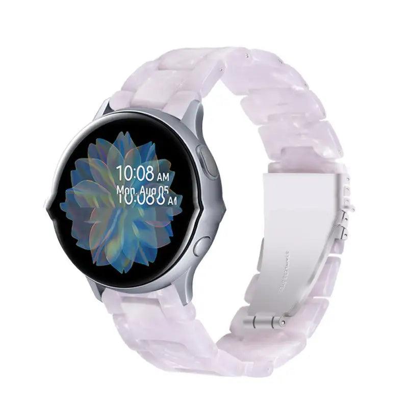 Stylish Resin Smartwatch Band for Ultimate Customization - Trendy Mix