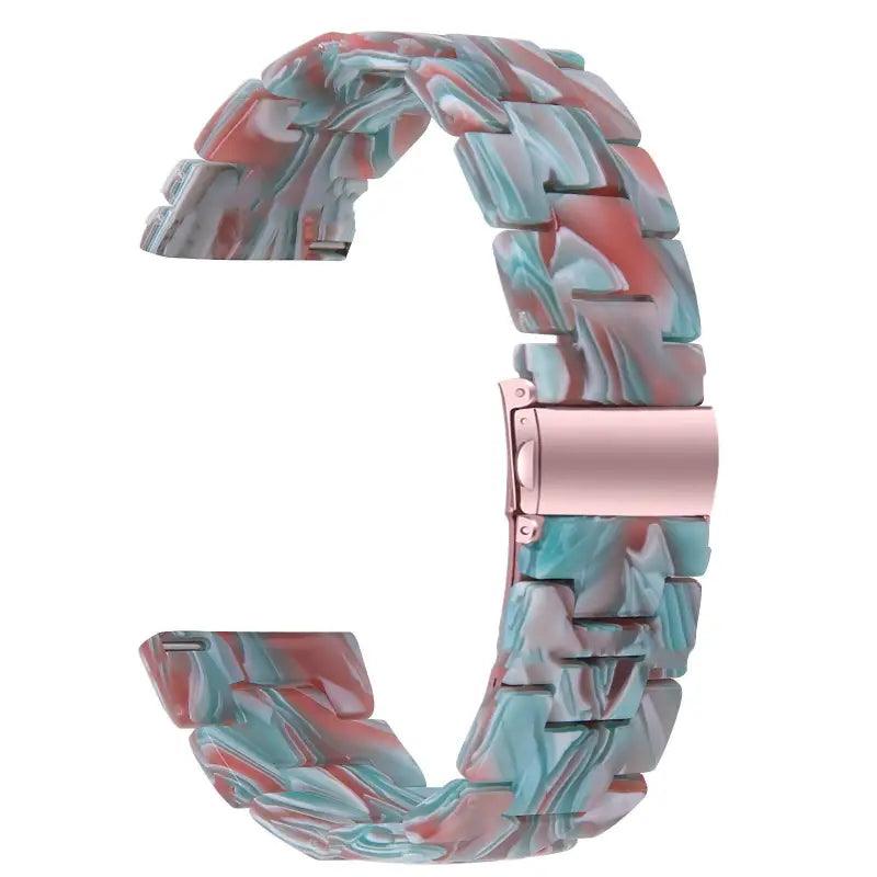 Stylish Resin Smartwatch Band for Ultimate Customization - Trendy Mix