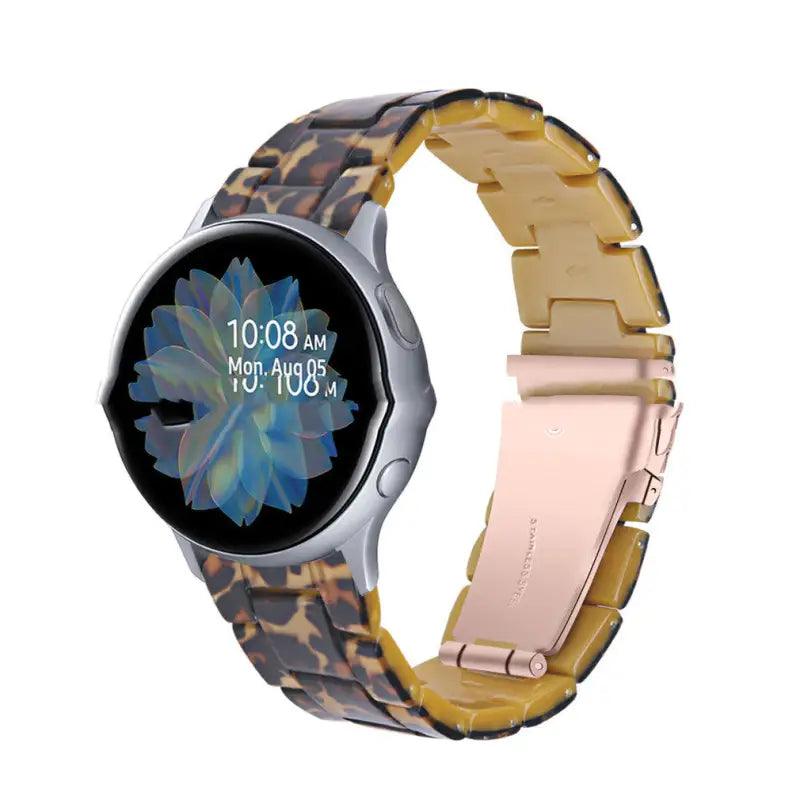 Stylish Resin Smartwatch Band for Ultimate Customization - Trendy Mix