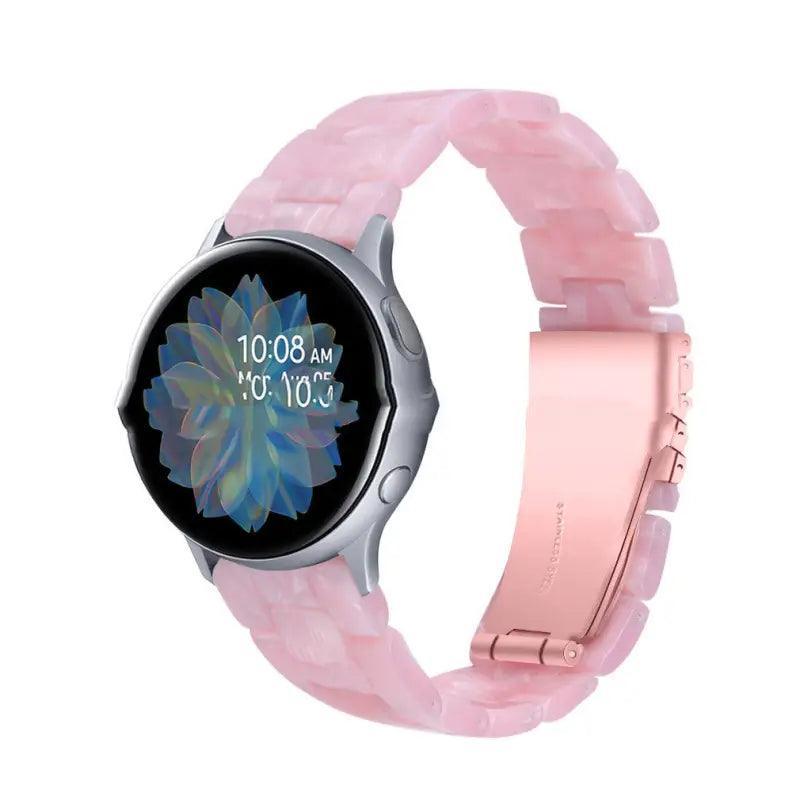 Stylish Resin Smartwatch Band for Ultimate Customization - Trendy Mix