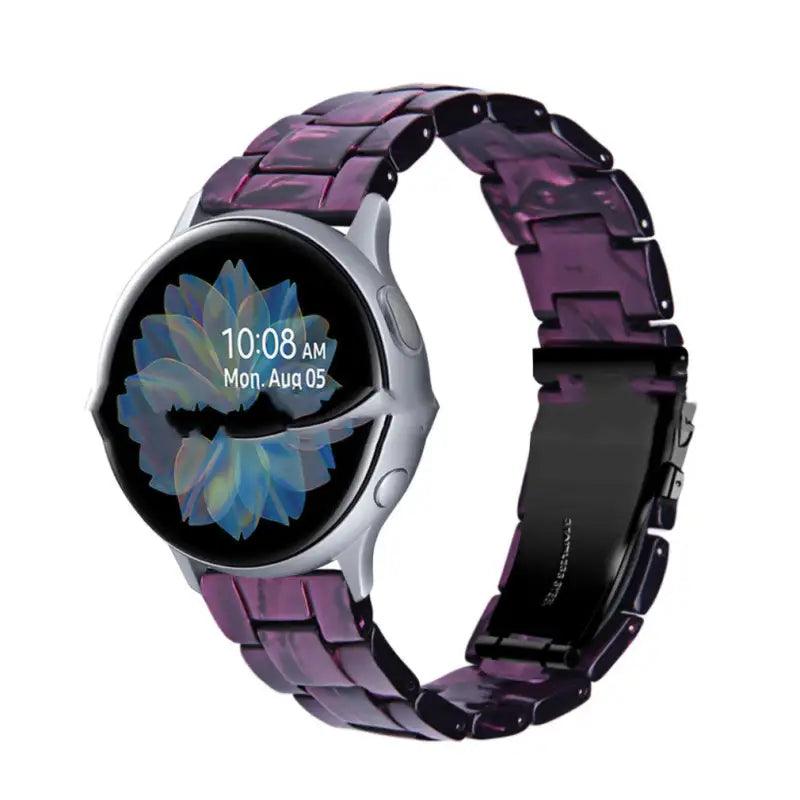 Stylish Resin Smartwatch Band for Ultimate Customization - Trendy Mix