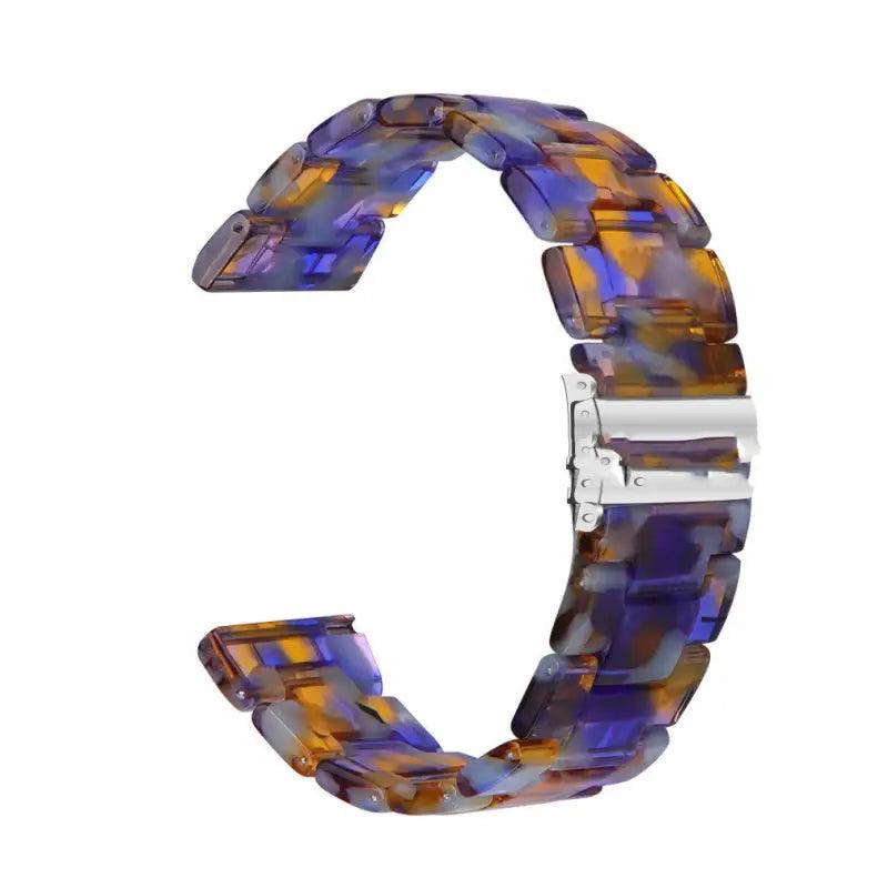 Stylish Resin Smartwatch Band for Ultimate Customization - Trendy Mix