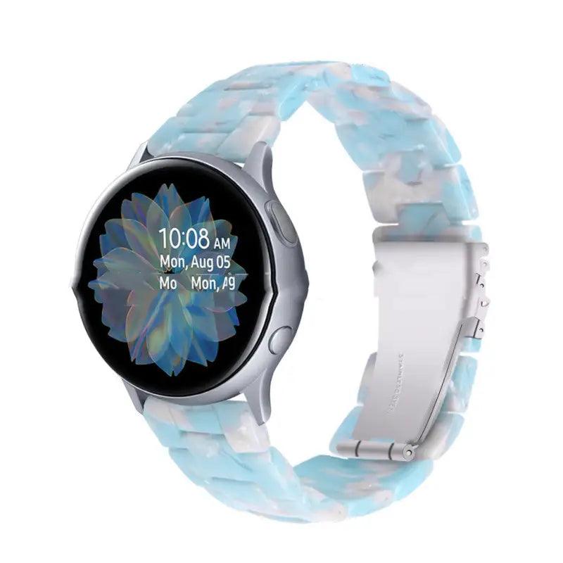 Stylish Resin Smartwatch Band for Ultimate Customization - Trendy Mix